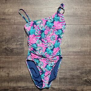 Lilly Pulitzer Leola Piece Swimsuit - Pink and Blue